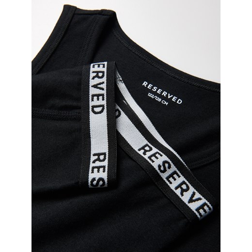 Reserved - Bawełniany komplet - czarny Reserved 122/128 (6-8 lat) Reserved