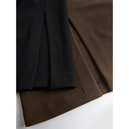 Reserved - Spódnica midi z rozcięciem - czarny Reserved XXL Reserved