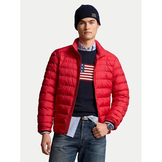 Polo Ralph Lauren Kurtka przejściowa 710949955004 Czerwony Regular Fit ze sklepu MODIVO w kategorii Kurtki męskie - zdjęcie 185451147