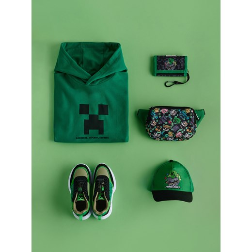 Reserved - Bluza Minecraft - zielony ze sklepu Reserved w kategorii Bluzy chłopięce - zdjęcie 185451809