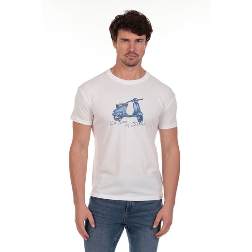 The Time of Bocha Koszulka w kolorze białym ze sklepu Limango Polska w kategorii T-shirty męskie - zdjęcie 185452319