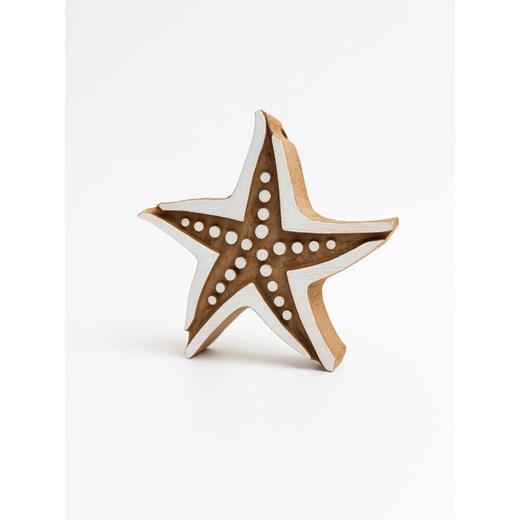 Samimi Stempel &quot;Sea Star&quot; w kolorze jasnobrązowo-białym - 10 x 10 cm ze sklepu Limango Polska w kategorii Zabawki - zdjęcie 185452457