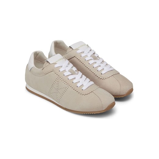 Marc O´Polo Skórzane sneakersy w kolorze beżowym ze sklepu Limango Polska w kategorii Buty sportowe damskie - zdjęcie 185452925