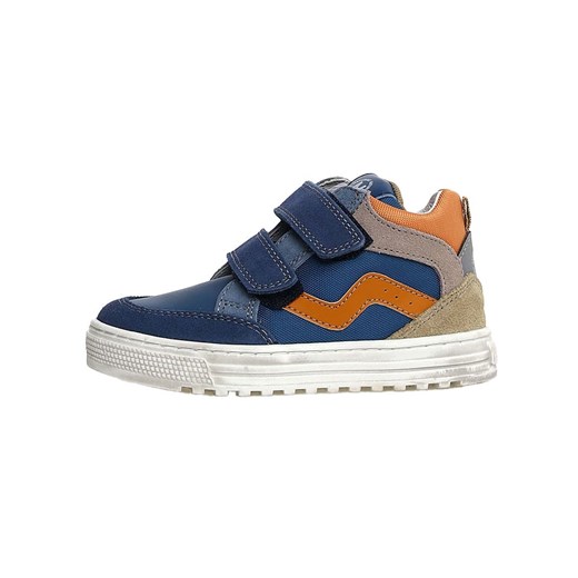 Naturino Skórzane sneakersy &quot;Mizar&quot; w kolorze niebiesko-pomarańczowym ze sklepu Limango Polska w kategorii Trampki dziecięce - zdjęcie 185453117