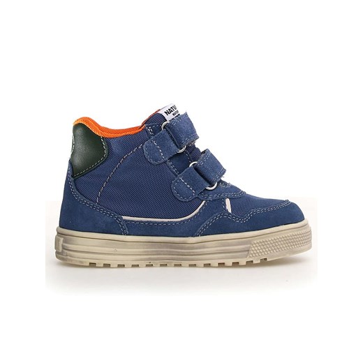Naturino Skórzane sneakersy "Hess 3" w kolorze niebieskim Naturino 26 Limango Polska okazja