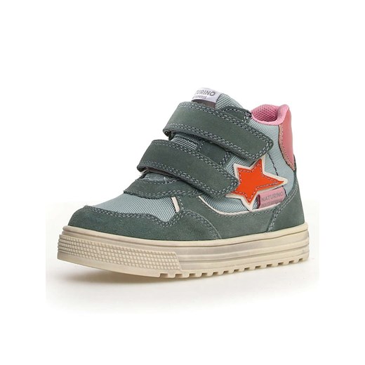 Naturino Skórzane sneakersy "Hess 3" w kolorze turkusowo-różowym Naturino 27 okazja Limango Polska