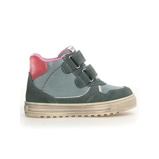 Naturino Skórzane sneakersy "Hess 3" w kolorze turkusowo-różowym Naturino 38 Limango Polska wyprzedaż