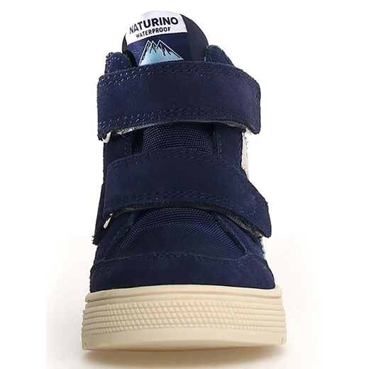 Naturino Skórzane sneakersy "Tabby" w kolorze granatowym Naturino 27 okazja Limango Polska