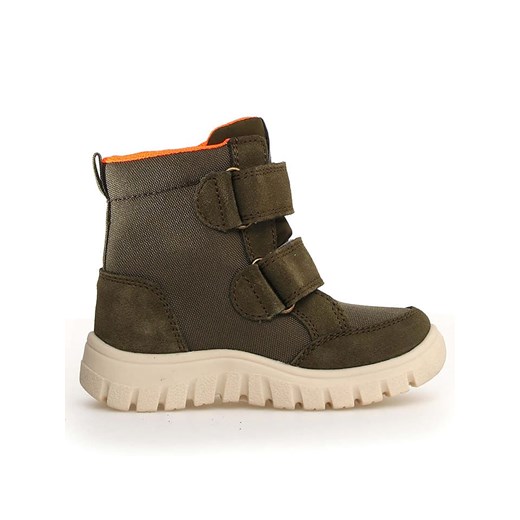 Naturino Botki zimowe "Geminae 3" w kolorze khaki Naturino 33 wyprzedaż Limango Polska