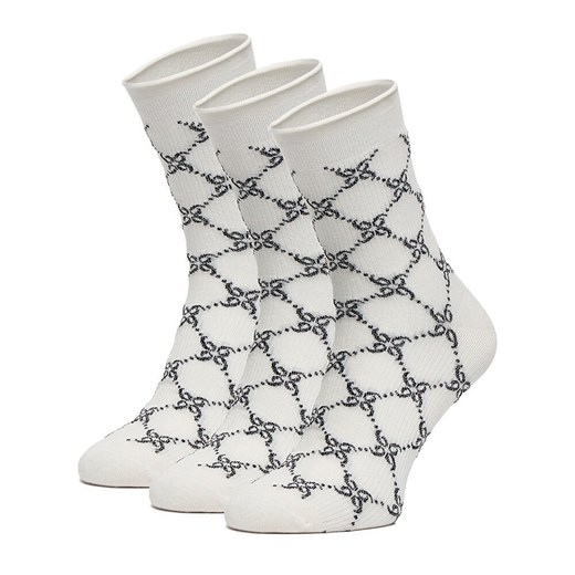 Skarpetki NINE WEST CEO_BR_NW_SILVER_01_Z_AW25 (3 PACK) ze sklepu ccc.eu w kategorii Skarpetki damskie - zdjęcie 185454378