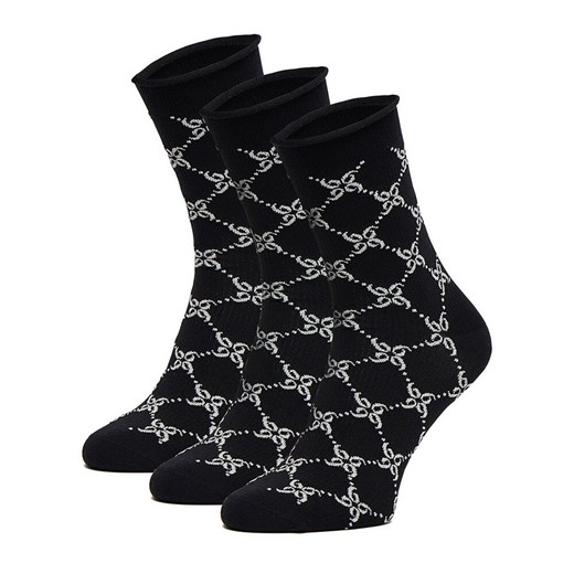 Skarpetki NINE WEST CEO_BR_NW_SILVER_01_Z_AW25 (3 PACK) ze sklepu ccc.eu w kategorii Skarpetki damskie - zdjęcie 185454379
