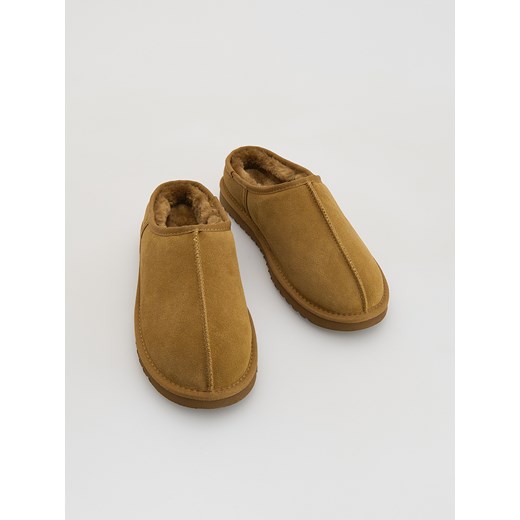 Reserved - Skórzane mule - brązowy Reserved 45 Reserved