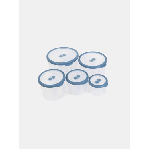 Sinsay - Pojemniki na żywność z pokrywką 5 pack - niebieski ze sklepu Sinsay w kategorii Dom - zdjęcie 185455627