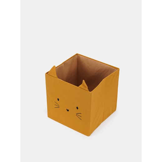 Sinsay - Pudełko do przechowywania z motywem kota - żółty Sinsay One Size Sinsay