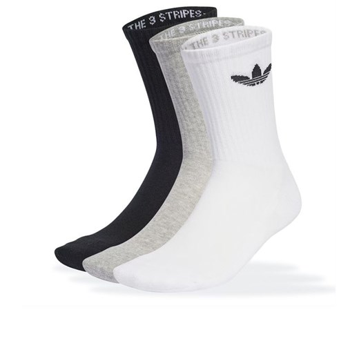 Skarpetki unisex adidas Originals 3-Stripies High Crew 3 Pairs JV7416 - białe ze sklepu streetstyle24.pl w kategorii Skarpetki męskie - zdjęcie 185458145