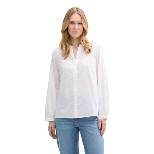 Tom Tailor Bluzka w kolorze białym Tom Tailor 40 wyprzedaż Limango Polska