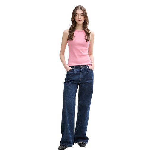 TOM TAILOR Denim Top w kolorze jasnoróżowym ze sklepu Limango Polska w kategorii Bluzki damskie - zdjęcie 185458228