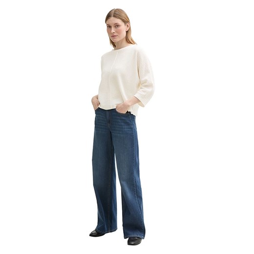 Tom Tailor Sweter w kolorze kremowym ze sklepu Limango Polska w kategorii Swetry damskie - zdjęcie 185458257