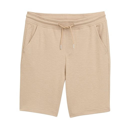 Tom Tailor Szorty dresowe w kolorze beżowym ze sklepu Limango Polska w kategorii Spodenki męskie - zdjęcie 185458456