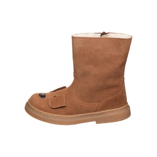 kmins Skórzane kozaki zimowe &quot;Vison&quot; w kolorze jasnobrązowym Kmins 29 okazyjna cena Limango Polska