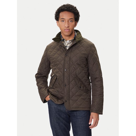 Barbour Kurtka przejściowa Chelsea MQU0006OL51 Zielony Regular Fit ze sklepu MODIVO w kategorii Kurtki męskie - zdjęcie 185459295