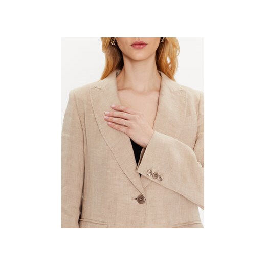 Weekend Max Mara Marynarka Nalut 2350410431 Beżowy Regular Fit 48 MODIVO