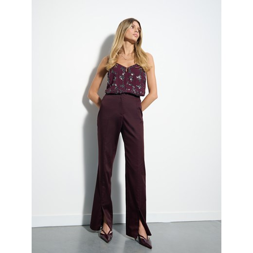 Mohito - Spodnie flare - mahoń Mohito 38 Mohito