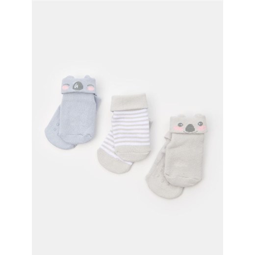 Sinsay - Skarpetki 3 pack - wielobarwny ze sklepu Sinsay w kategorii Skarpetki dziecięce - zdjęcie 185461928