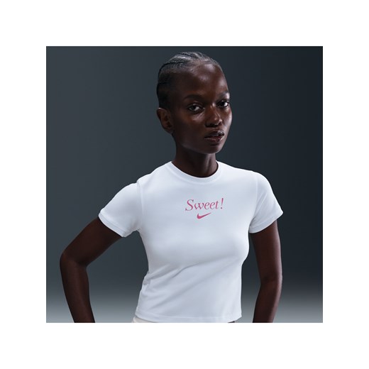 T-shirt damski Nike Sportswear - Biel ze sklepu Nike poland w kategorii Bluzki damskie - zdjęcie 185462016