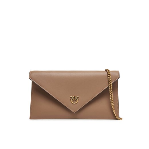 Torebka PINKO Flat Purse Mini AI 25-26 PCPL 105347 A0F1 Brązowy ze sklepu eobuwie.pl w kategorii Kopertówki - zdjęcie 185462435