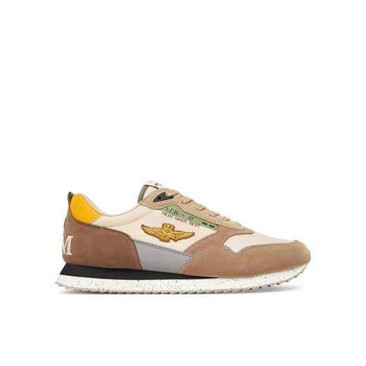 Sneakersy Aeronautica Militare 252SC0288UCT03545 Szary ze sklepu eobuwie.pl w kategorii Buty sportowe męskie - zdjęcie 185462505