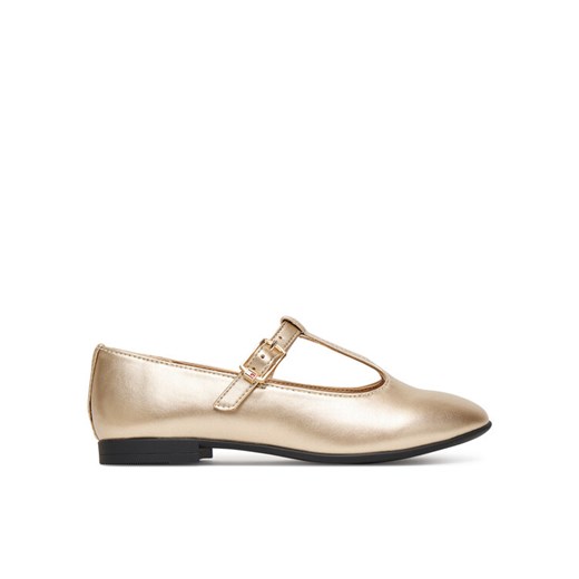 Baleriny Tommy Hilfiger T3A3-34001-1372 S Złoty ze sklepu eobuwie.pl w kategorii Balerinki dziecięce - zdjęcie 185462507