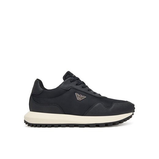 Emporio Armani Sneakersy EM003738 AF19532 MB007 Granatowy ze sklepu MODIVO w kategorii Buty sportowe męskie - zdjęcie 185464165