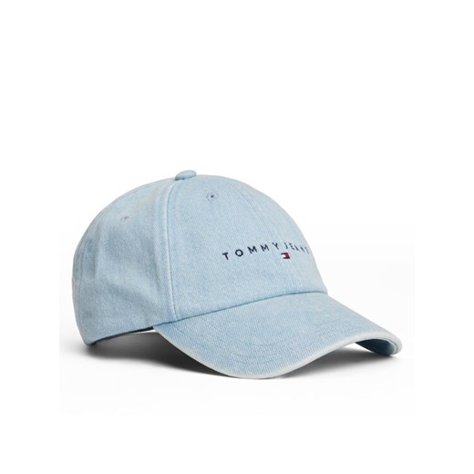 Tommy Jeans Czapka z daszkiem Linear Denim Cap AW0AW17912 Błękitny ze sklepu MODIVO w kategorii Czapki z daszkiem damskie - zdjęcie 185464177