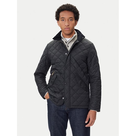 Barbour Kurtka przejściowa Chelsea MQU0006NY51 Granatowy Regular Fit ze sklepu MODIVO w kategorii Kurtki męskie - zdjęcie 185464187
