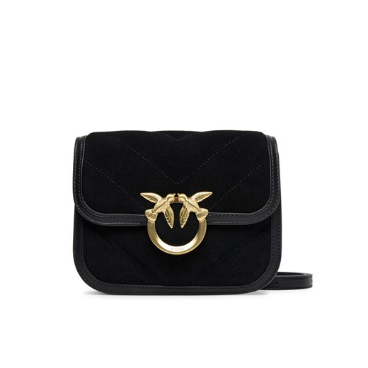 PINKO Torebka Love Box Bag Fl Mini AI 25-26 PLTT 104297 A2JH Czarny ze sklepu MODIVO w kategorii Listonoszki - zdjęcie 185464265