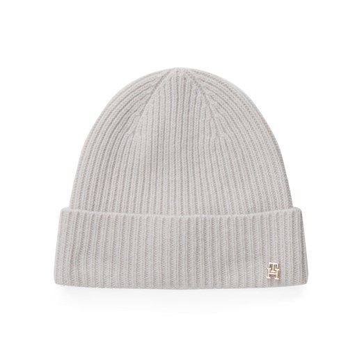 Tommy Hilfiger Czapka Th Cashmere AW0AW17772 Szary ze sklepu MODIVO w kategorii Czapki zimowe damskie - zdjęcie 185464288
