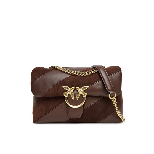 PINKO Torebka Love Puff Classic Cl Al 25-26 PLTT 100038 A2JY Brązowy ze sklepu MODIVO w kategorii Torebki damskie - zdjęcie 185464316