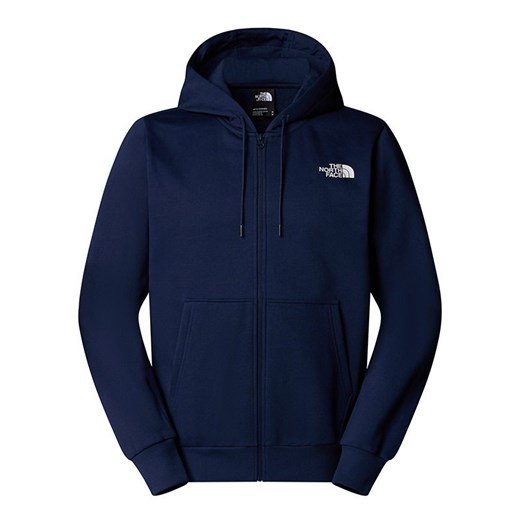 Bluza męska The North Face Simple Dome Full Zip 0A89FD8K21 - granatowa ze sklepu streetstyle24.pl w kategorii Bluzy męskie - zdjęcie 185465906