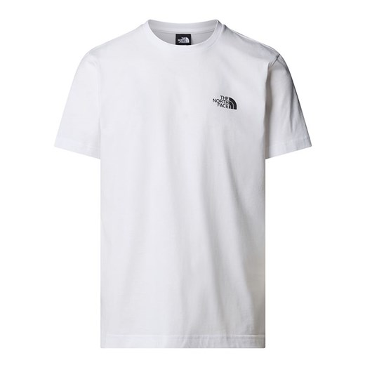 Koszulka męska The North Face Mountain Sketch 0A8EE8FN41 - biała ze sklepu streetstyle24.pl w kategorii T-shirty męskie - zdjęcie 185465907