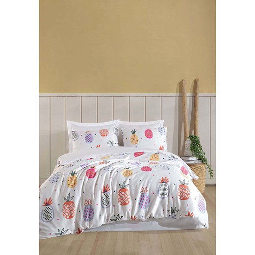 Colourful Cotton Komplet pościeli &quot;Iva&quot; w kolorze białym ze wzorem ze sklepu Limango Polska w kategorii Pościele - zdjęcie 185466146
