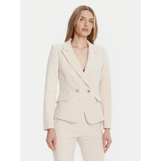 Rinascimento Marynarka CFC0126221003 Beżowy Slim Fit ze sklepu MODIVO w kategorii Marynarki damskie - zdjęcie 185466309