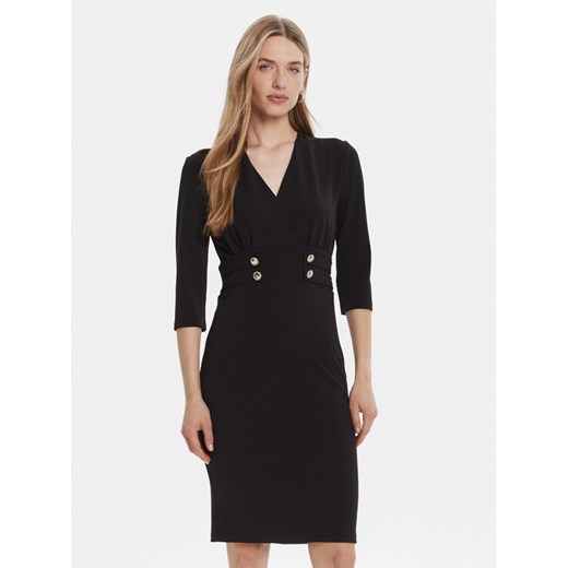 Rinascimento Sukienka koktajlowa CFC0126151003 Czarny Slim Fit ze sklepu MODIVO w kategorii Sukienki - zdjęcie 185466337