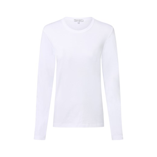 Marie Lund Damska koszulka z długim rękawem Kobiety Bawełna biały jednolity Marie Lund XXL vangraaf