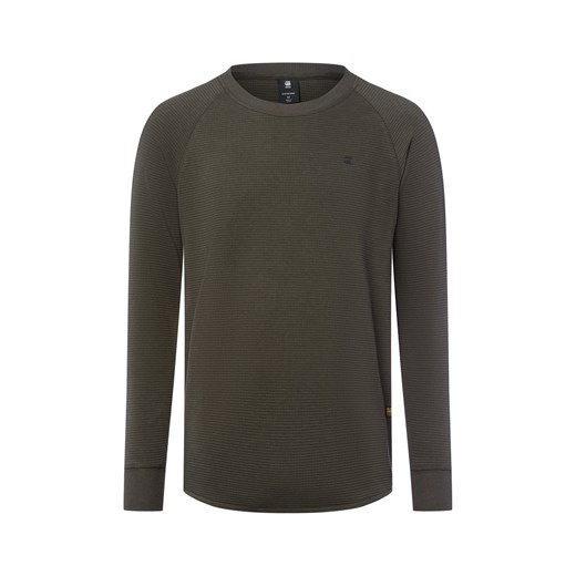 G-Star RAW Bluza męska - Jirgi Mężczyźni khaki jednolity ze sklepu vangraaf w kategorii Bluzy męskie - zdjęcie 185466795