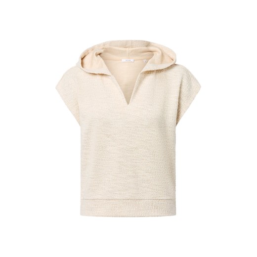 Opus Damski sweter z kapturem - Ginsi Kobiety écru marmurkowy ze sklepu vangraaf w kategorii Bluzy damskie - zdjęcie 185466807