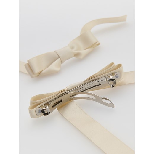 Reserved - Zestaw opaska i spinki do włosów - złamana biel Reserved ONE SIZE Reserved