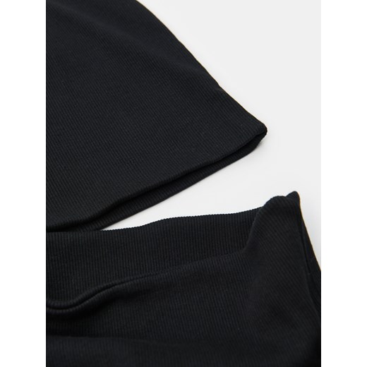 Sinsay - Zestaw czapka i komin - czarny Sinsay M Sinsay