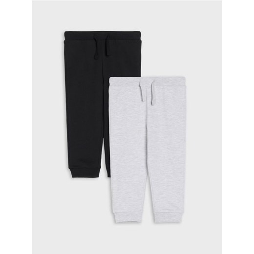 Sinsay - Spodnie dresowe 2 pack - szary ze sklepu Sinsay w kategorii Odzież dla niemowląt - zdjęcie 185468847