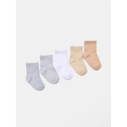 Sinsay - Skarpetki basic 5 pack - wielobarwny ze sklepu Sinsay w kategorii Skarpetki dziecięce - zdjęcie 185468988